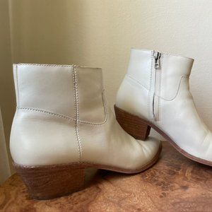 White Madewell Leather Boots